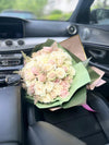 Elegant Bouquet of Roses in Shades of Pink and White
