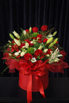 Red Luxury Box – Aranjament floral premium