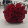 Buchet Nașa cu 25 Trandafiri Roșii