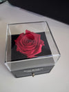 Cutie Bijuterii cu Trandafir Criogenat – Cadou Elegant cu Trandafir Etern