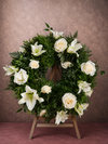 Coroană Funerară White Elegance