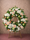Coroană Funerară Peach Serenity